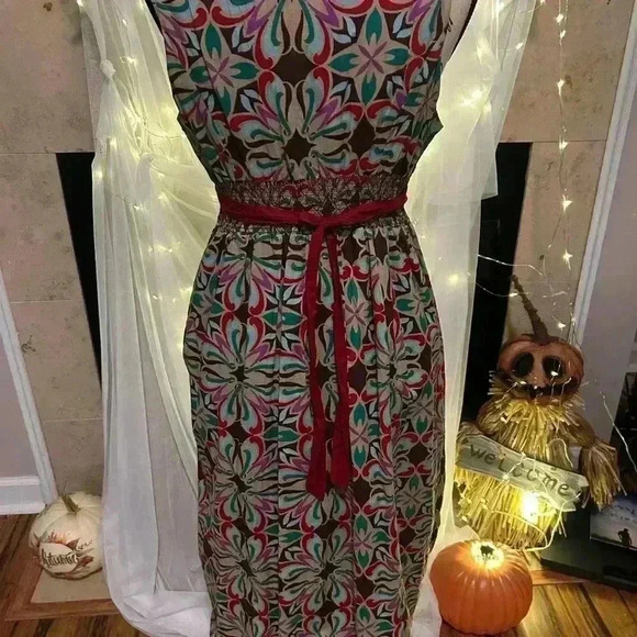 Chadwicks Women’s Maxi Dress. Size 8P. 100% Cotton. Sleeveless. Preowned. - Picture 4 of 7